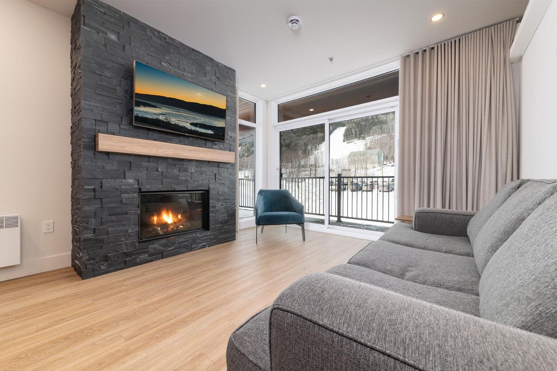 Les Appartements Du Massif De Charlevoix بيتيت ريفري ساينت فرانكويس الغرفة الصورة