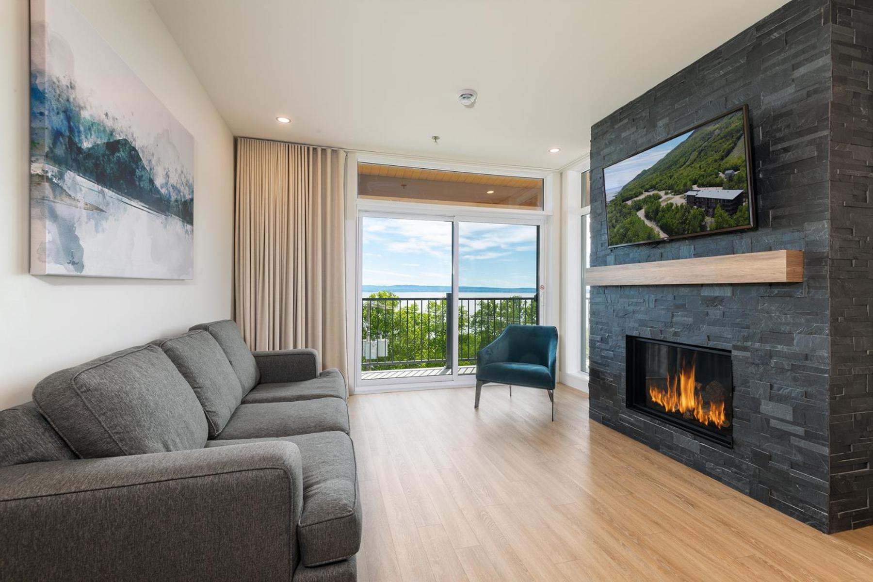 Les Appartements Du Massif De Charlevoix بيتيت ريفري ساينت فرانكويس المظهر الخارجي الصورة